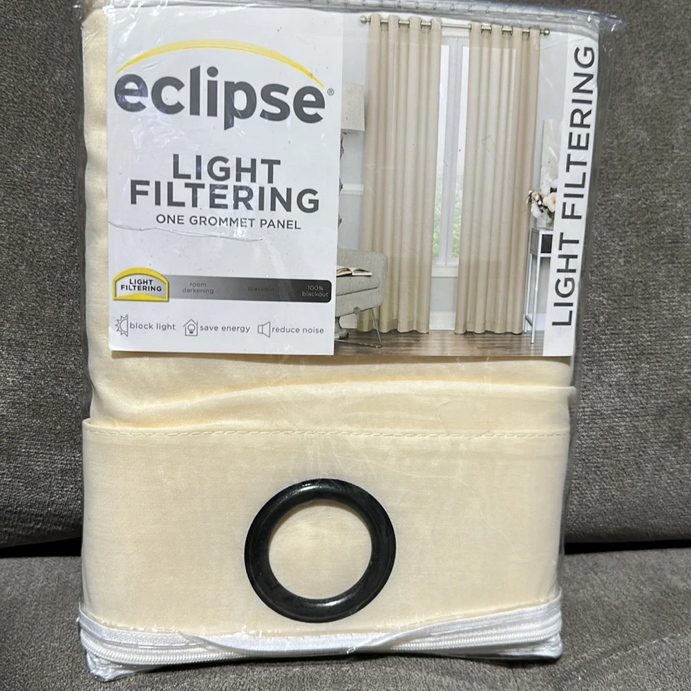 🥰🥰Eclipse Liberty Light-Filtering Grommet Top Curtain Panels🥰🥰